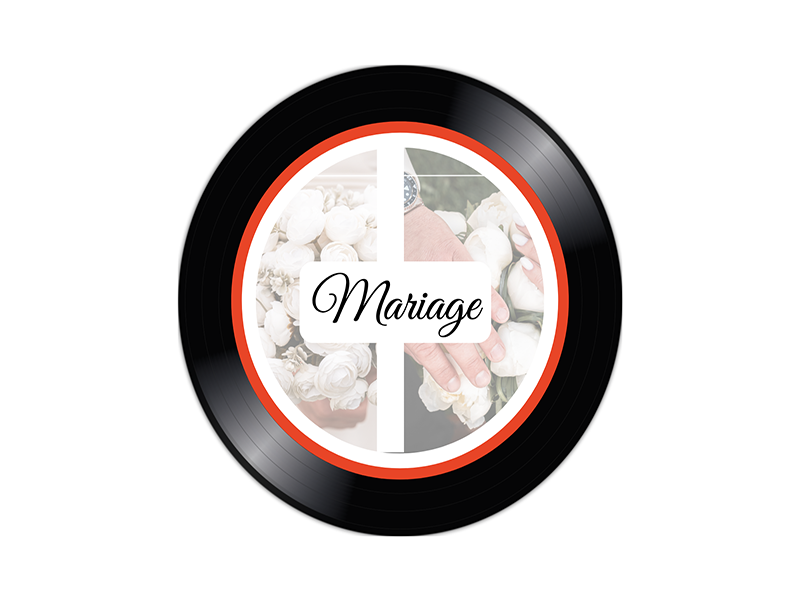 PLAQUETTE MARIAGE
